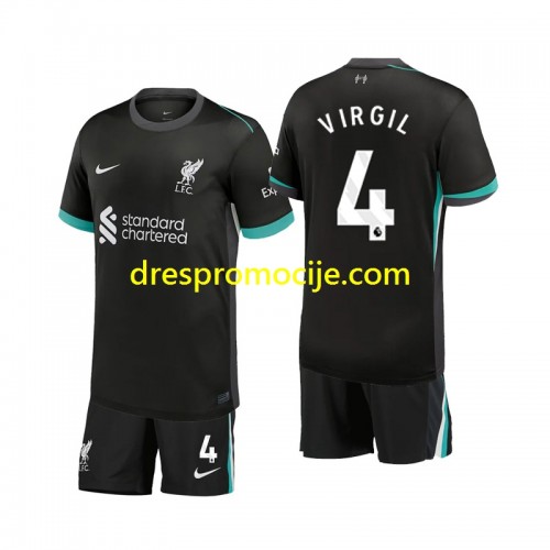 Liverpool Virgil 4 Dres Dječji Gostujući 2024/2025 Kratkih Rukava Liverpool Virgil 4 Dres Dječji Gostujući 2024/2025 Kratkih Rukava